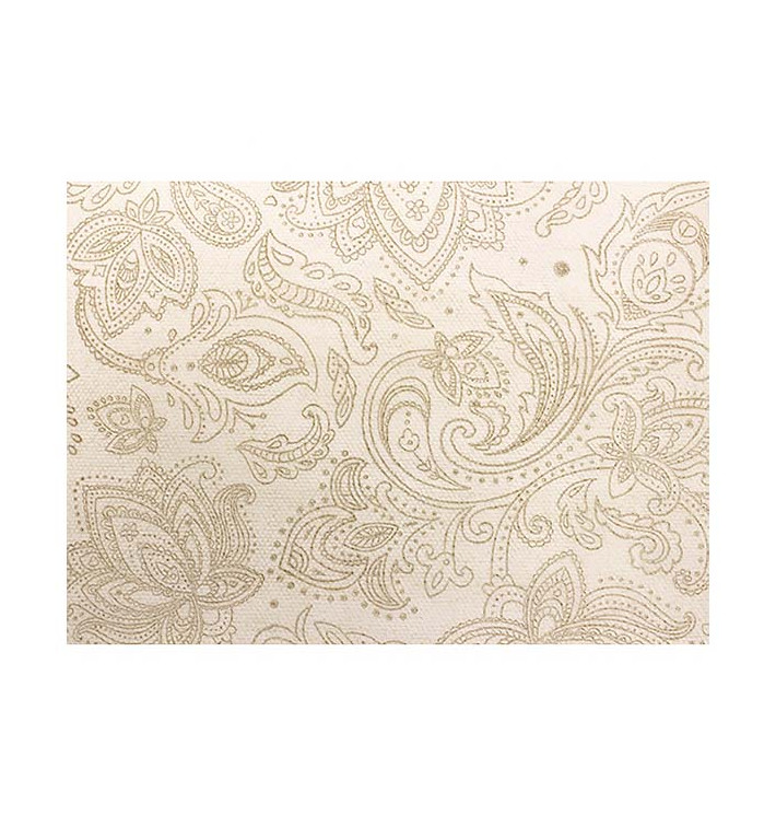 Non-Woven Tablecloth Roll 0,4x48m "Mandala" Cream 50g/m² P40cm (1 Unit) Non-Woven Tablecloth Roll 0,4x48m "Mandala" Cream 50g/m² P40cm (1 Unit)