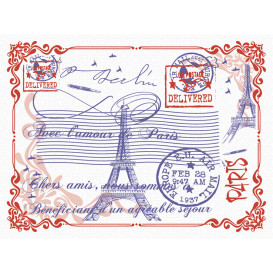 Placemat of Paper in White "Paris" 30x40cm 40g/m² (1.000 Units)