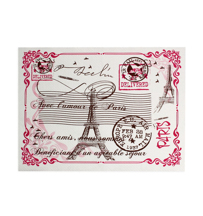 Placemat of Paper in White "Paris" 30x40cm 40g/m² (1.000 Units)