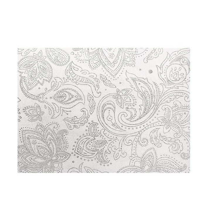 Non-Woven Tablecloth Roll 1,2x50m "Mandala" Grey 50g/m² P40cm (1 Unit)