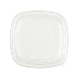 Plastic Lid rPET Crystal 17x17cm (300 Units)