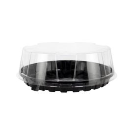 Lid for Cake Container APET Ø28,5x8cm (120 Units)
