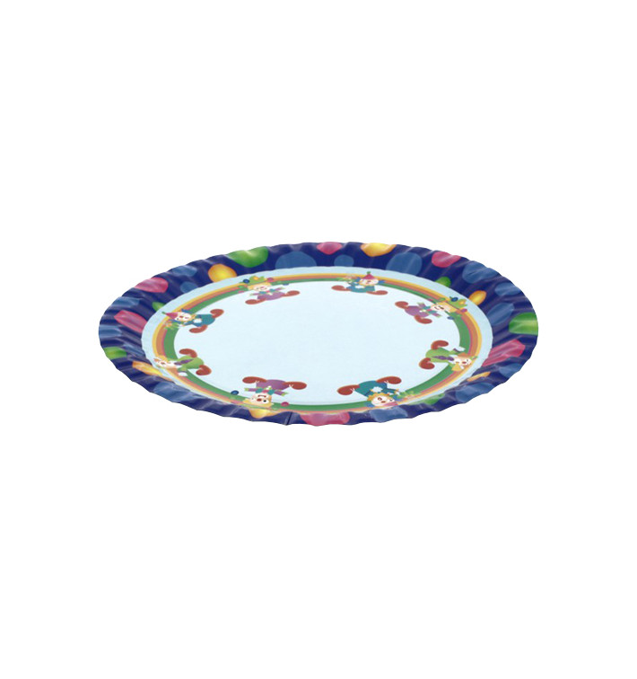 Paper Plate Clown Design 23cm (8 Units) Paper Plate Clown Design 23cm (8 Units)