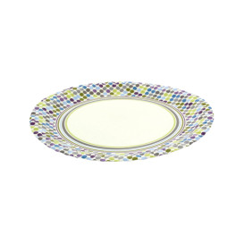 Paper Plate "Rayas y Topos" Design 23cm (504 Units)