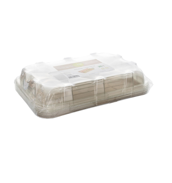 Sugar Cane Tray with Lid 46x30x11cm (25 Units) Sugar Cane Tray with Lid 46x30x11cm (25 Units)