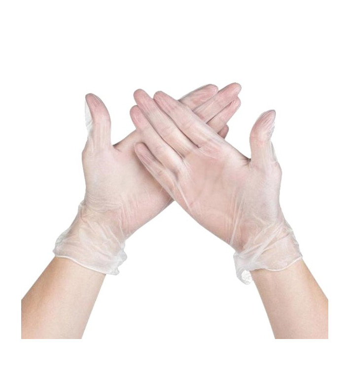 Vinyl Gloves Clear Size M (100 Units) Vinyl Gloves Clear Size M (100 Units)