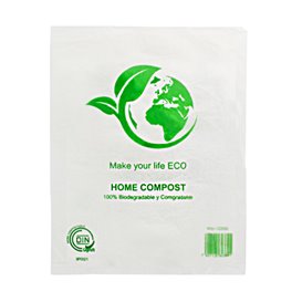 Plastic Bag Block 100% Home Compost 30x40cm (100 Units)