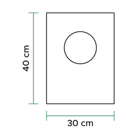 Plastic Bag Block 100% Biodegradable 30x40cm (100 Units)