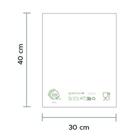 Plastic Bag 100% Biodegradable 16x24cm (5.000 Units)
