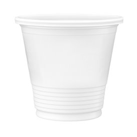 Plastic Shot PS White 80 ml (50 Units) 