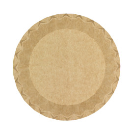 Kraft Paper Plate “Flower” Ø18cm 225g/m² (50 Units) 