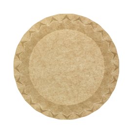Kraft Paper Plate “Flower” Ø23cm 245g/m² (50 Units) 