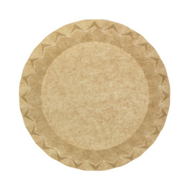 Kraft Paper Plate “Flower” Ø29cm 245g/m² (600 Units)