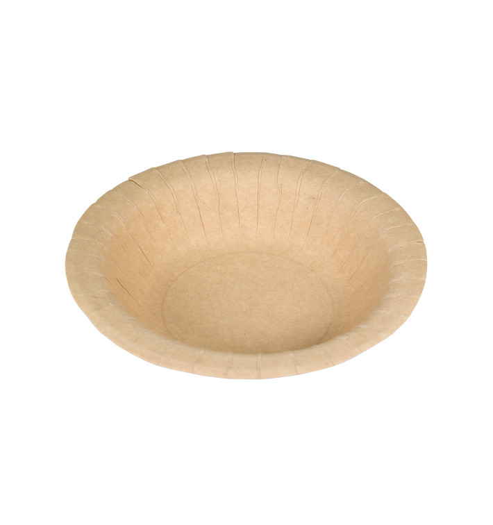 Paper Deep Plate Greaseproof Shape Kraft Ø19cm 245g/m² (500 Units) Paper Deep Plate Greaseproof Shape Kraft Ø19cm 245g/m² (500 Units)