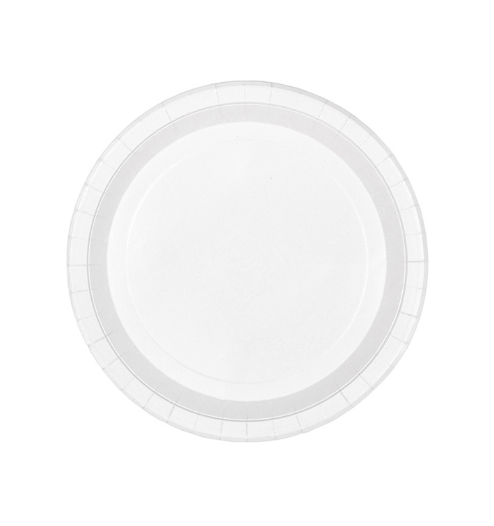 Paper Plate Round White Ø26cm 250g/m² (50 Units) Paper Plate Round White Ø26cm 250g/m² (50 Units)