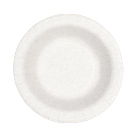Paper Deep Plate Greaseproof Shape White Ø19cm 250g/m² (500 Units) 