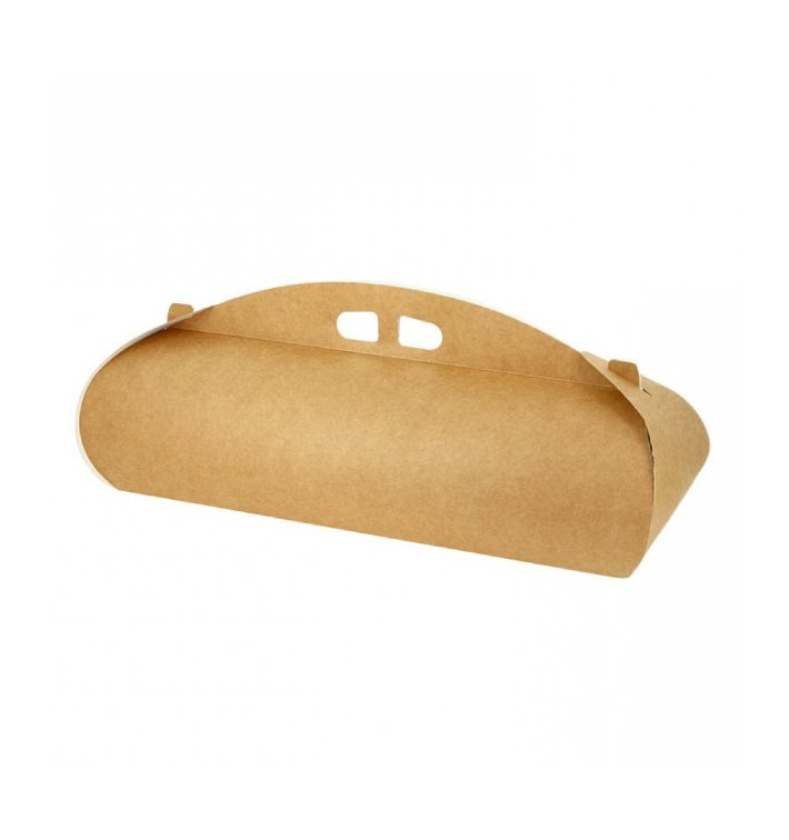 Kraft Paper Swiss Roll Cake Box 35x10x10cm (25 Units) Kraft Paper Swiss Roll Cake Box 35x10x10cm (25 Units)