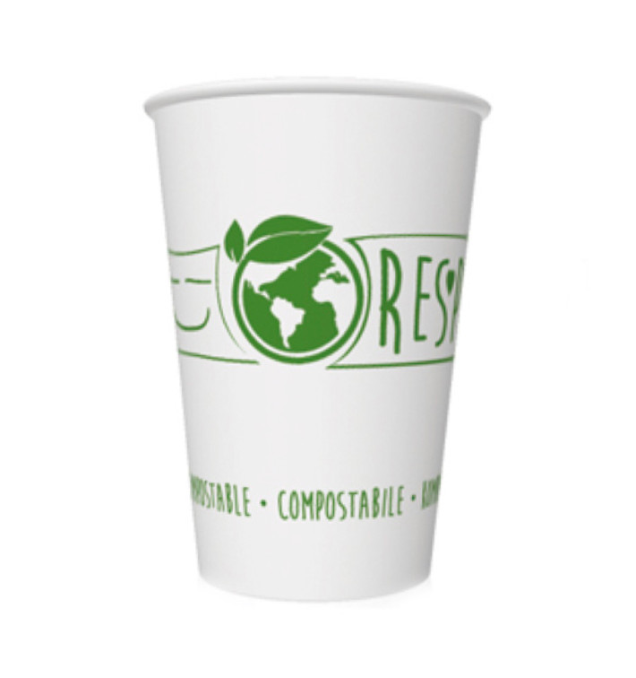 Paper Cup "Bio" White 7Oz/220ml (50 Units)