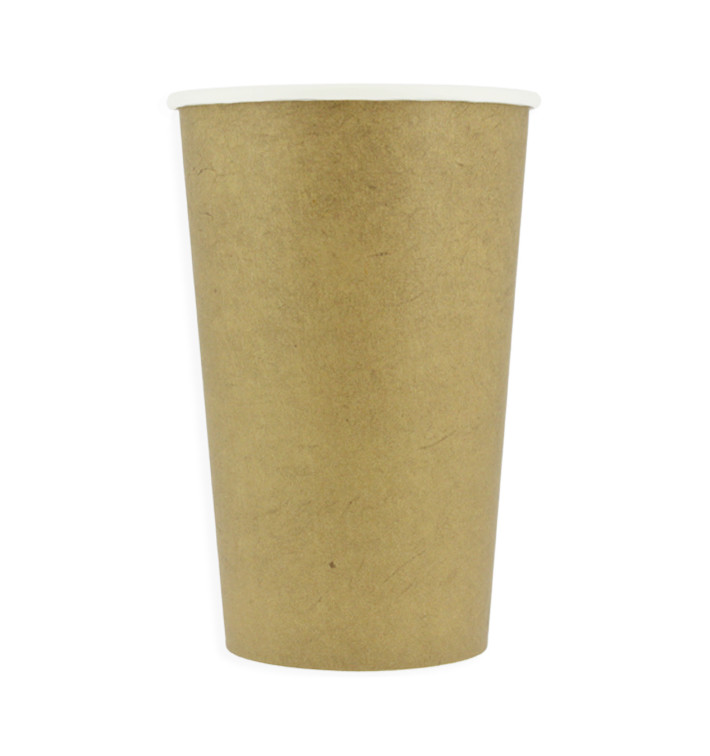Paper Cup Kraft ECO 16Oz/480ml Ø9cm (50 Units) Paper Cup Kraft ECO 16Oz/480ml Ø9cm (50 Units)