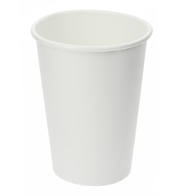 Paper Cup White 12 Oz/360ml Ø8,9cm (50 Units) 