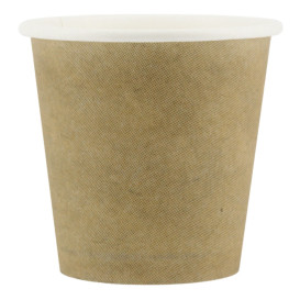 Paper Cup Kraft ECO 2,5Oz/75ml Ø5cm (50 Units)