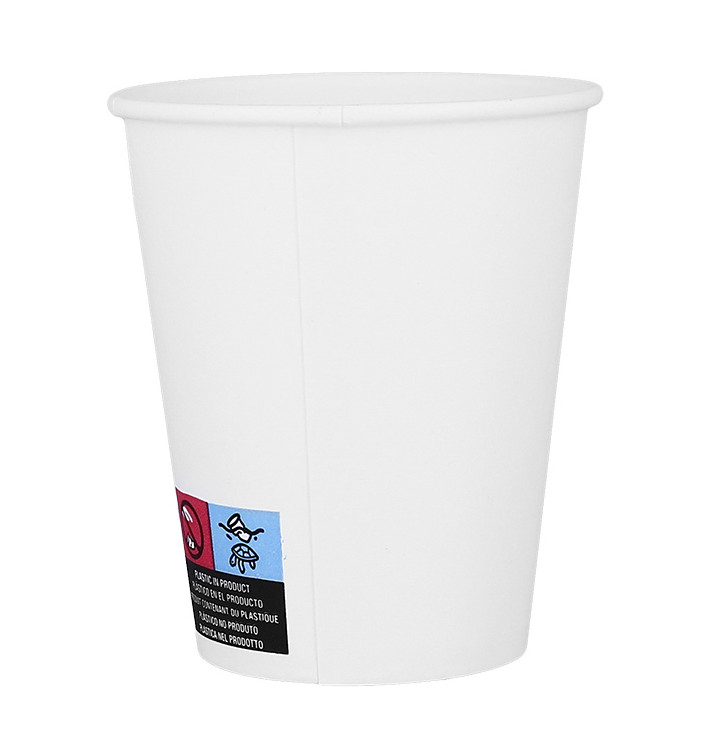 Paper Cup White ECO 8Oz/240ml Ø8cm (1.000 Units) Paper Cup White ECO 8Oz/240ml Ø8cm (1.000 Units)