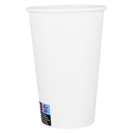 Paper Cup White ECO 16Oz/480ml Ø9cm (1.000 Units)