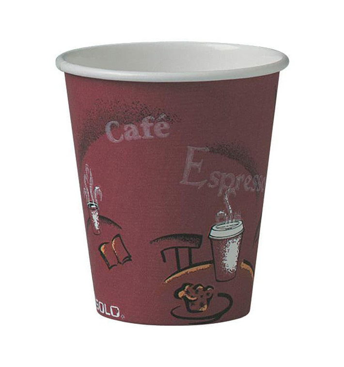 Paper Cup "Bistro" 6 Oz/180ml Ø7,4cm (1000 Units) Paper Cup "Bistro" 6 Oz/180ml Ø7,4cm (1000 Units)