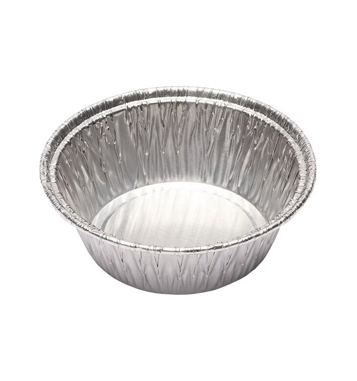 Foil Pan Pastry Round Shape 60ml (200 Units) Foil Pan Pastry Round Shape 60ml (200 Units)