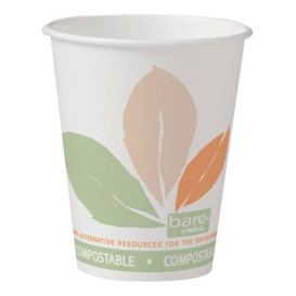 Paper Cup PLA "Bare" 8 Oz/240ml Ø8,0cm (50 Units) 