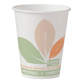 Paper Cup PLA "Bare" 8 Oz/240ml Ø8,0cm (1000 Units)