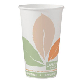 Paper Cup PLA "Bare" 16 Oz/500ml Ø8,9cm (1000 Units)