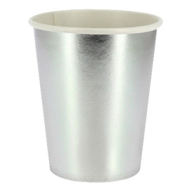 Paper Cup Silver 9Oz/240ml "Party" (10 Units)