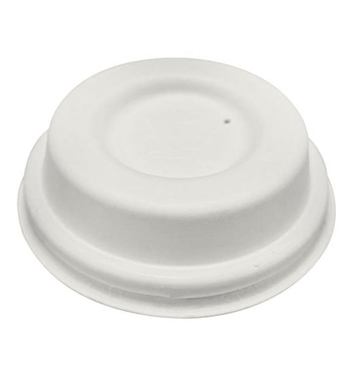 Lid of Moulded Cellulose Fibre White Ø6,2cm (50 Units) Lid of Moulded Cellulose Fibre White Ø6,2cm (50 Units)