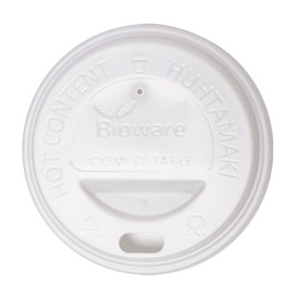 Lid for Paper Cup Hole White 4Oz/120ml Ø6,2cm (100 Units)  