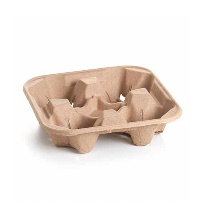 Paper Cup Carrier with 4 Holes (300 Units) Paper Cup Carrier with 4 Holes (300 Units)
