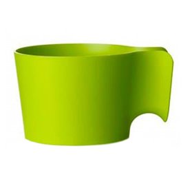 Plastic Cup Holder PP Lime Green (96 Units)