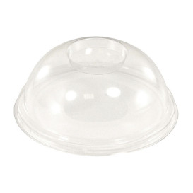 Plastic Dome Lid PLA Clear Ø9,5cm (2000 Units)