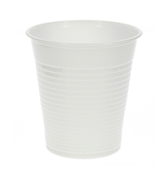 Plastic Cup PP White 200 ml (100 Units) Plastic Cup PP White 200 ml (100 Units)