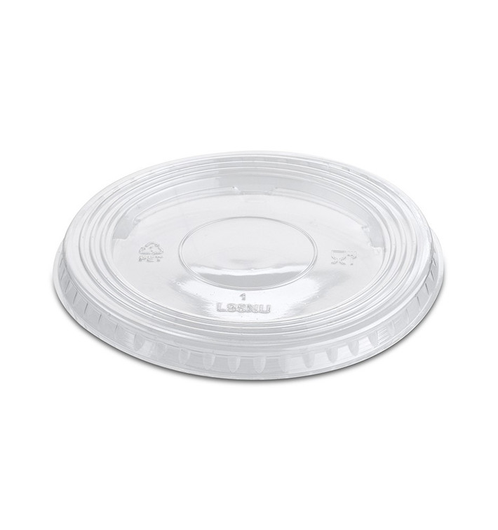 Plastic Lid PET Crystal Flat Ø9,4cm (1000 Units) Plastic Lid PET Crystal Flat Ø9,4cm (1000 Units)