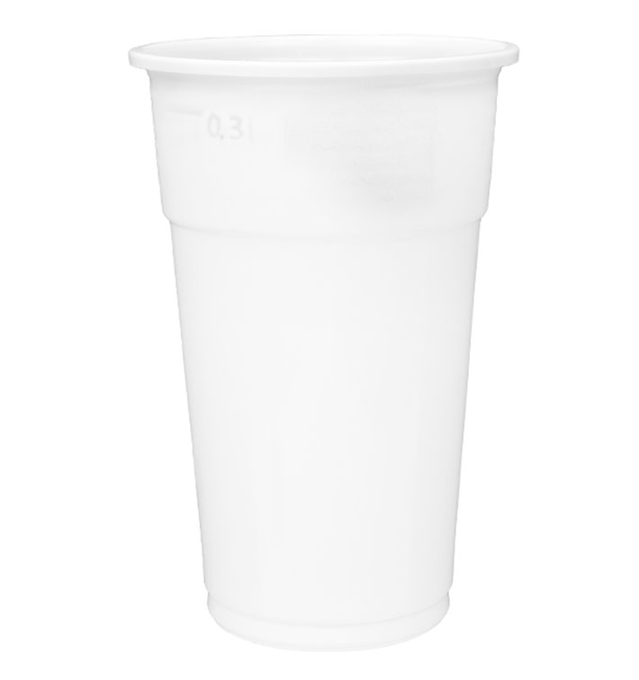 Plastic Cup PP Clear 300ml Ø7,7cm (50 Units) 