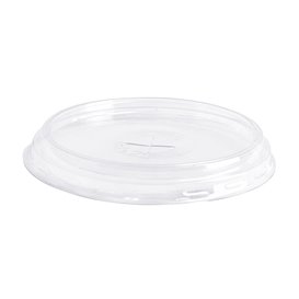Plastic Lid PS Ø8,3cm for Cups of 350, 400 and 500ml (100 Units) 