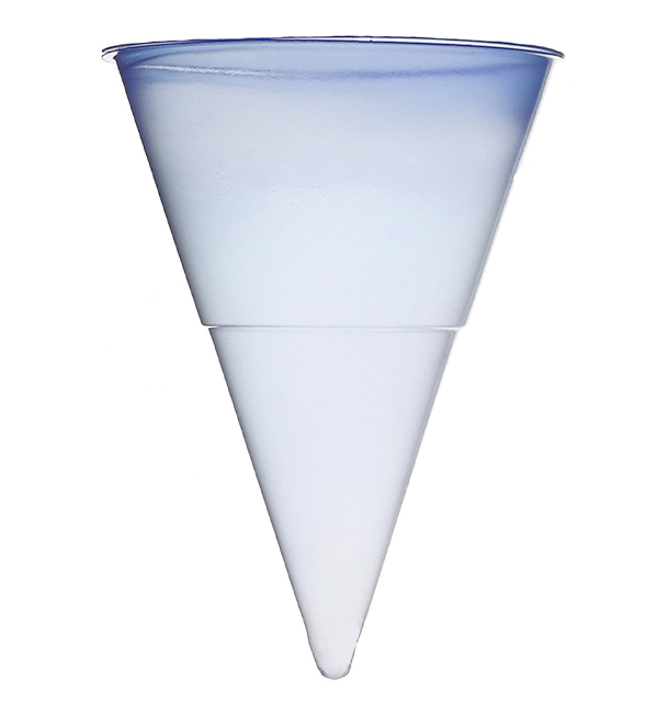 Plastic Cone for Water PP Blue 115 ml (200 Units)