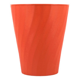 Plastic Cup PP "X-Table" Orange 320ml (8 Units) 