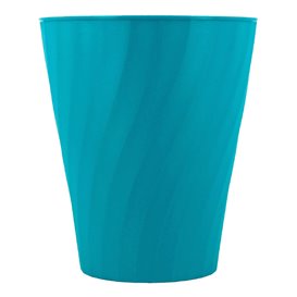 Plastic Cup PP "X-Table" Turquoise 320ml (8 Units) 