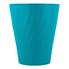 Plastic Cup PP "X-Table" Turquoise 320ml (8 Units) 