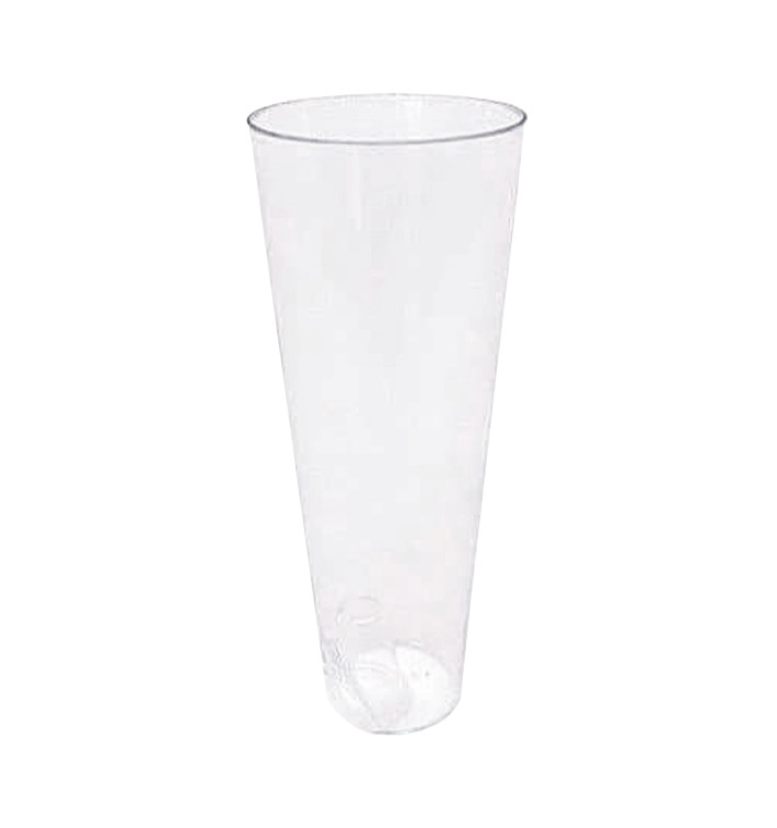 Plastic Flute Clear 140ml Ø4,8x12,2cm (20 Units) Plastic Flute Clear 140ml Ø4,8x12,2cm (20 Units)
