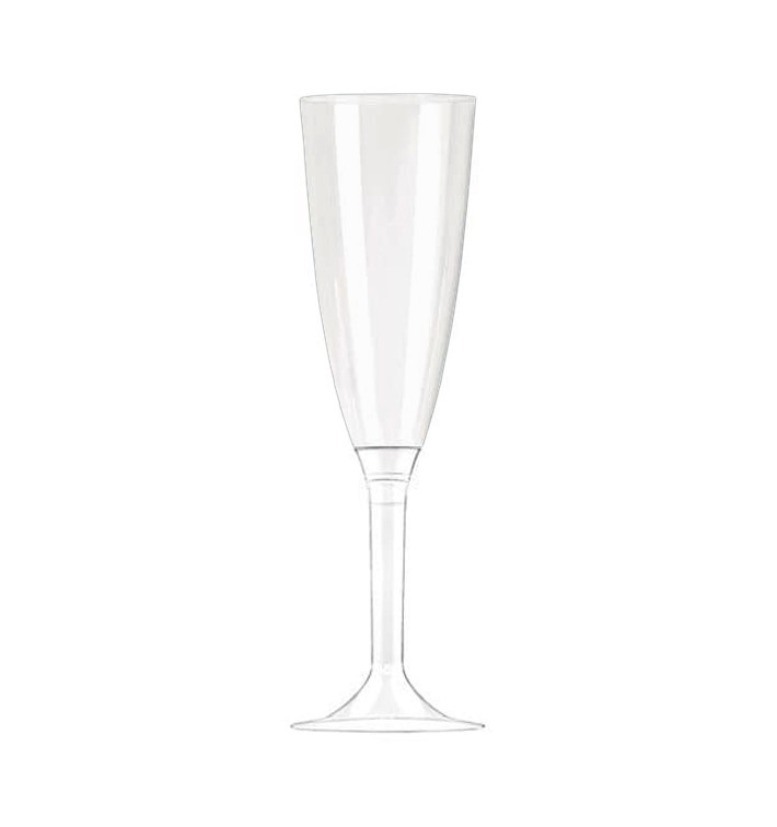 Plastic Flute Sparkling Wine Clear 100ml (10 Units) Plastic Flute Sparkling Wine Clear 100ml (10 Units)