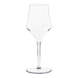 Plastic Glasses - Elegant Clear Wine Goblets