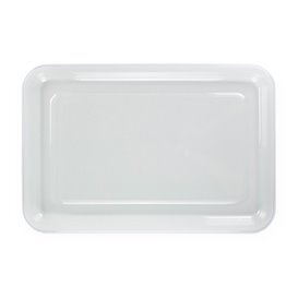 Plastic Tray RPET Transparent 35x24cm (50 Units) 